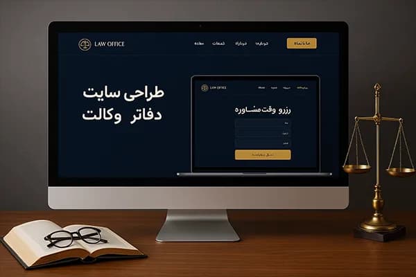 طراحی سایت دفاتر وکالت
