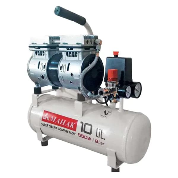 کمپرسور باد سایلنت محک 10 لیتری مدل HSU550-10L