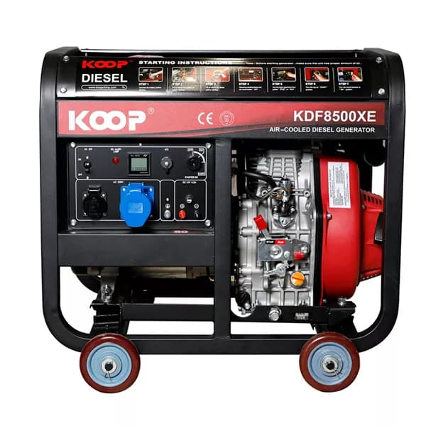 موتور برق دیزلی کوپ KDF8500XE توان 6.5 کیلووات — تصویر ۲