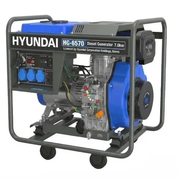موتور برق دیزلی هیوندای ۷ کیلووات مدل HG-6570