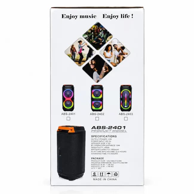 اسپیکر بلوتوث دار مدل ABS-2401 — تصویر ۵