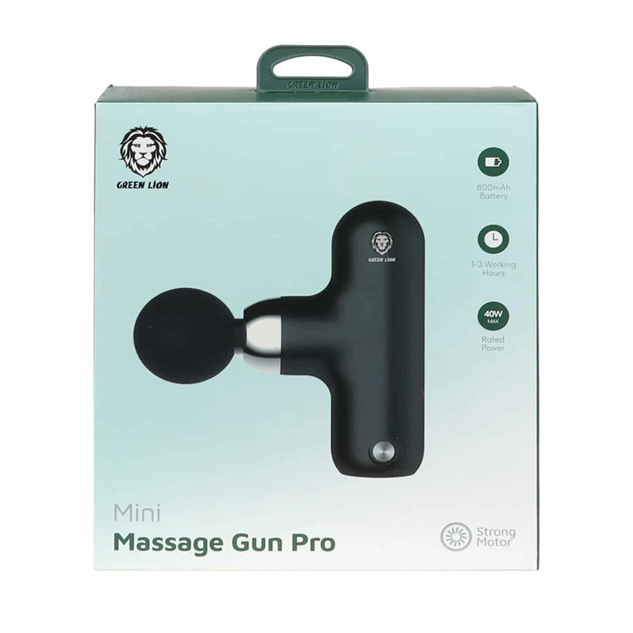 ماساژور تفنگی گرین لاین مدل Mini Massage Gun Pro GNMIMGUNPBK — تصویر ۶