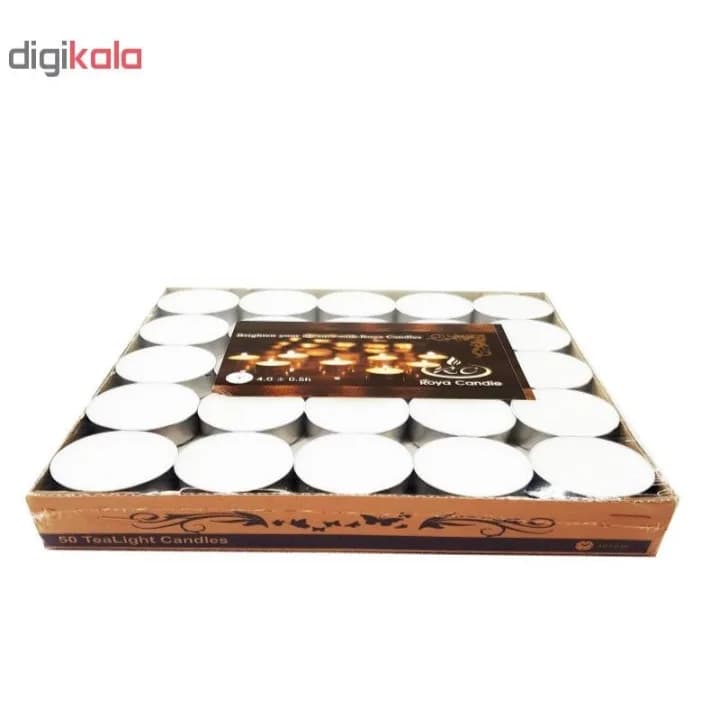 شمع وارمر رویا کندل مدل Tea Light بسته 100 عددی — تصویر ۳