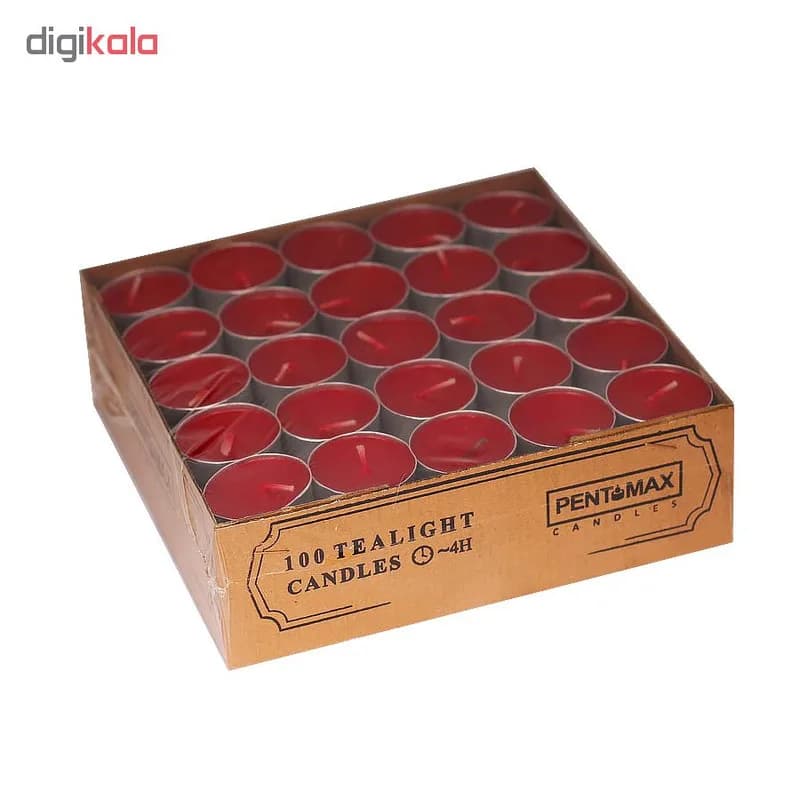 شمع وارمر پنت مکس مدل TeaLight بسته 100 عددی — تصویر ۴
