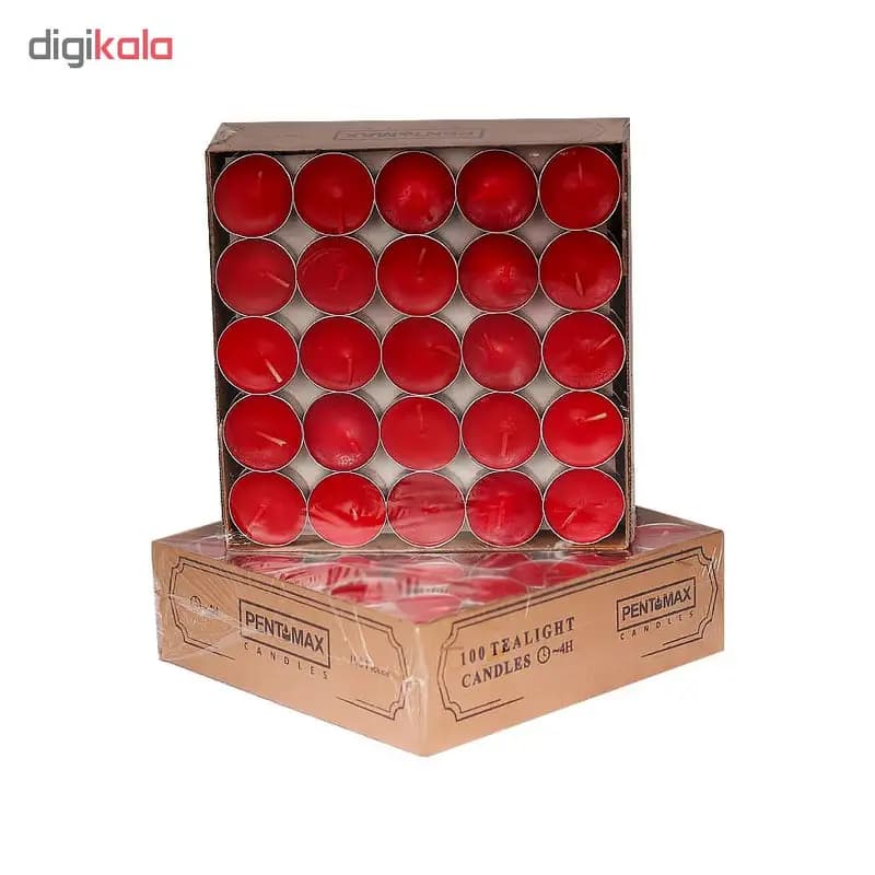 شمع وارمر پنت مکس مدل TeaLight بسته 100 عددی — تصویر ۵