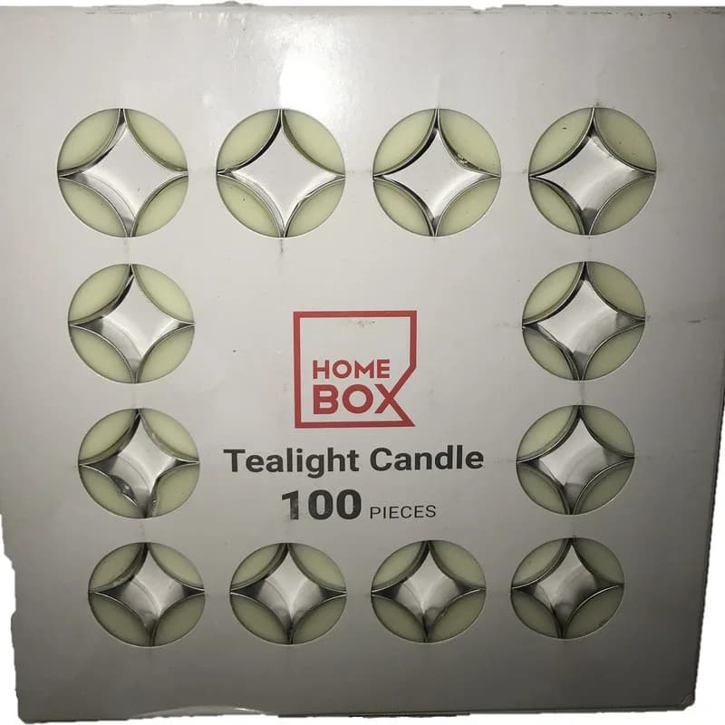شمع وارمر هوم باکس مدل TEALIGHT بسته 100 عددی — تصویر ۵
