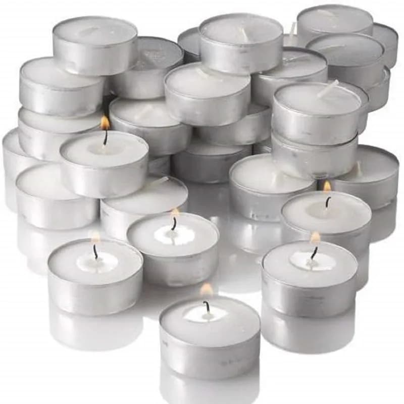 شمع وارمر هوم باکس مدل TEALIGHT بسته 100 عددی — تصویر ۴