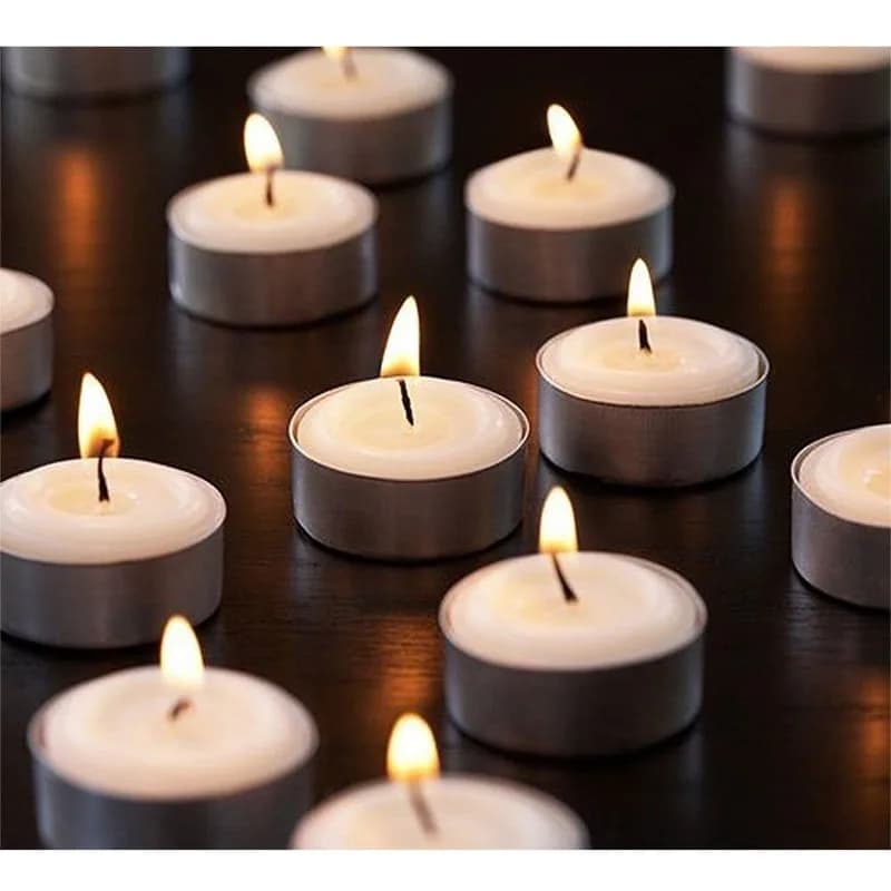 شمع وارمر هوم باکس مدل TEALIGHT بسته 100 عددی — تصویر ۳