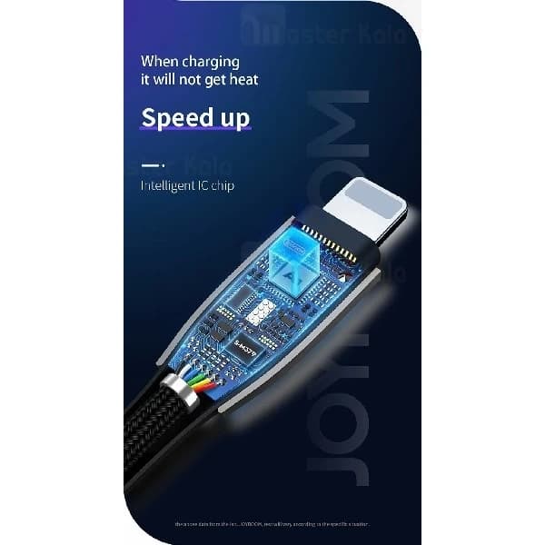 کابل لایتنینگ فست شارژ جویروم Joyroom S-M379S Super Fast توان 3 آمپر — تصویر ۲