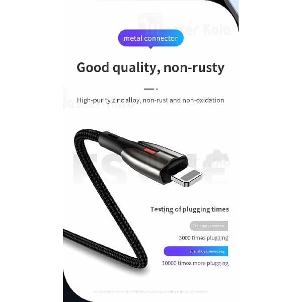 کابل لایتنینگ فست شارژ جویروم Joyroom S-M379S Super Fast توان 3 آمپر — تصویر ۳
