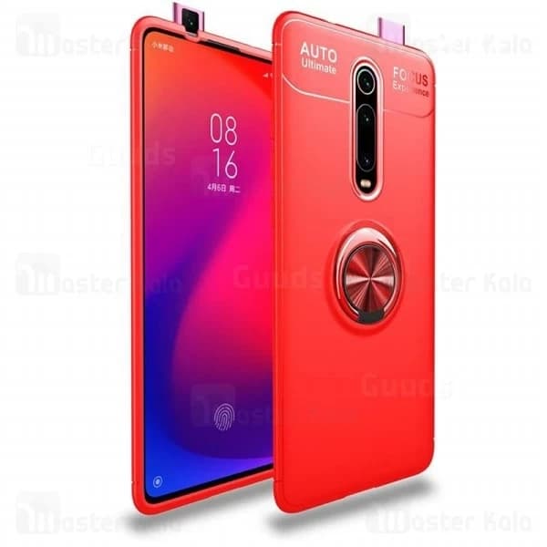 قاب ژله ای طرح چرم انگشتی Xiaomi Redmi K20 / K20 Pro / Mi9T / Mi9T Pro AutoFocus Magnetic Ring — تصویر ۴