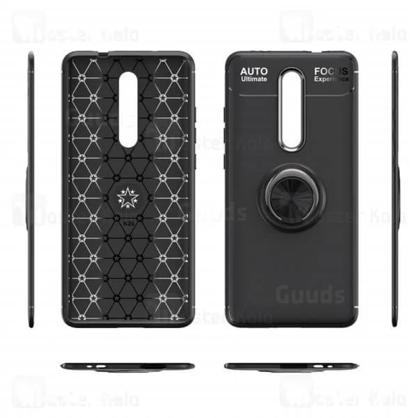 قاب ژله ای طرح چرم انگشتی Xiaomi Redmi K20 / K20 Pro / Mi9T / Mi9T Pro AutoFocus Magnetic Ring — تصویر ۸