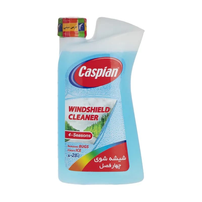 محلول شیشه شوی خودرو کاسپین کد Sh1L حجم 1000 میلی لیتر — تصویر ۳