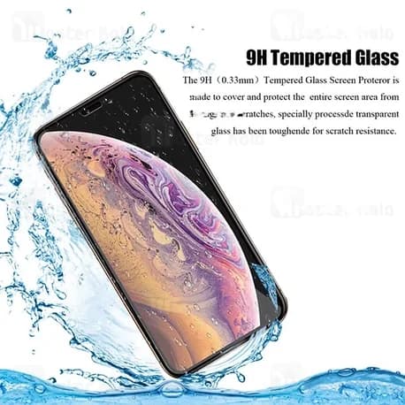 محافظ صفحه شیشه ای تمام صفحه تمام چسب آیفون Apple iPhone X / Xs Mocol Glass — تصویر ۳