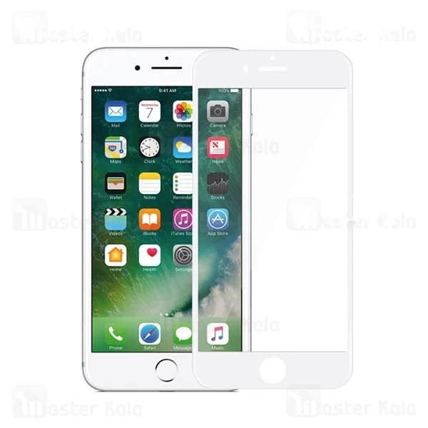 محافظ صفحه شیشه ای تمام صفحه تمام چسب آیفون Apple iPhone 7 / 8 / SE 2020 9D Glass — تصویر ۲