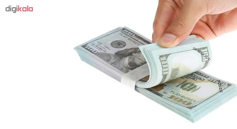 اسکناس تزئینی مدل دلار بسته 100 عددی — تصویر ۴