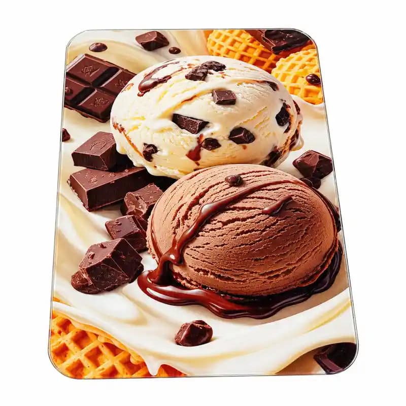 تخته گوشت طرح بستنی شکلاتی