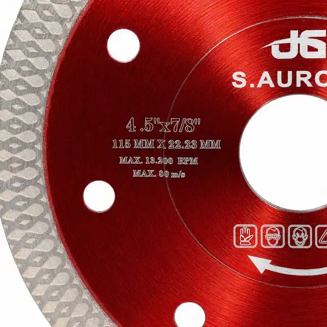 صفحه پرسلان بر آرورا مدل TURBO4.5 سایز 115 میلی‌متر بسته 2 عددی — تصویر ۸