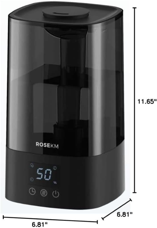 بخور و رطوبت ساز ROSEKM ظرفیت 4.5 لیتری با بخار سرد — تصویر ۲