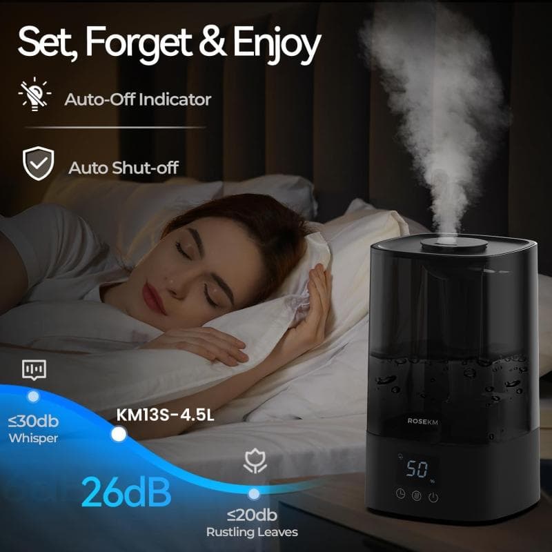 بخور و رطوبت ساز ROSEKM ظرفیت 4.5 لیتری با بخار سرد — تصویر ۵