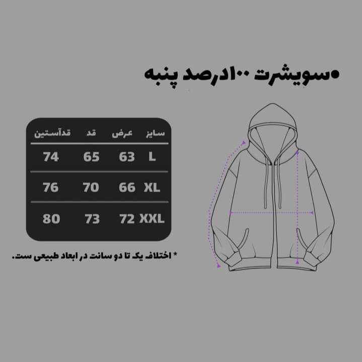 سویشرت سورمه ای بیسیک — تصویر ۲