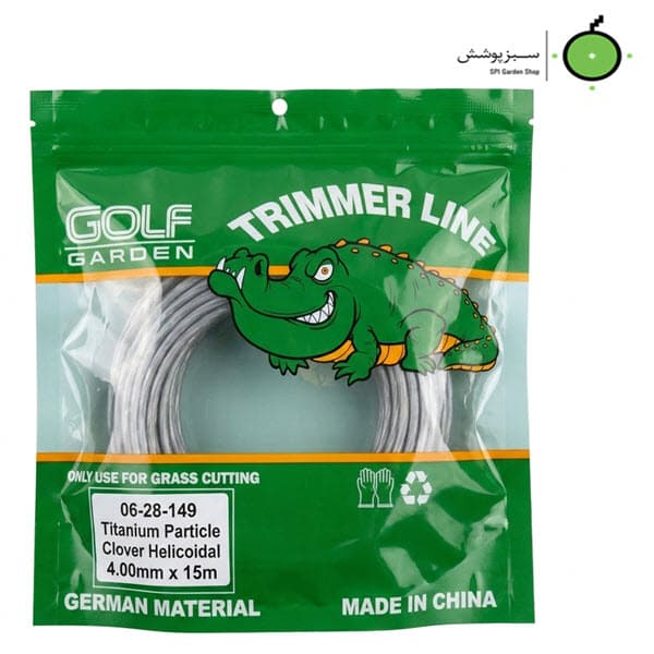 نخ 4mm-15m تیتانیوم چهارگوش مارپیچ Golf Garden SKN