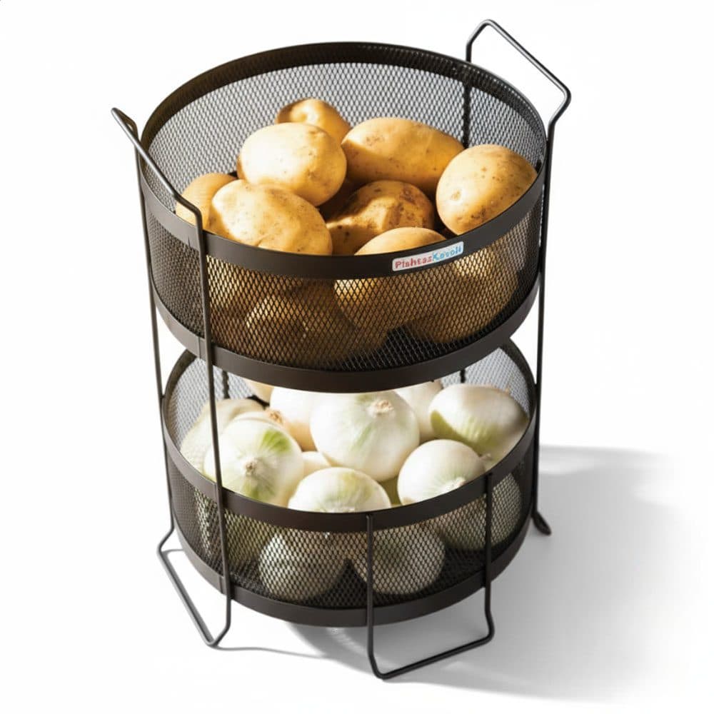 جاپیازی (جای سیب زمینی و پیاز) گرد توری مدل آروین پیشتاز کاوه