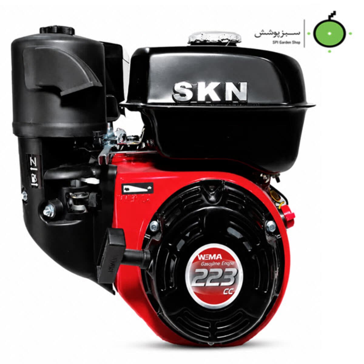 موتور تک بنزینی گیربکسی Weima- SKN 7 HP مدل 170FB/P2L سمپاشی- شافت 20 223cc — تصویر ۴