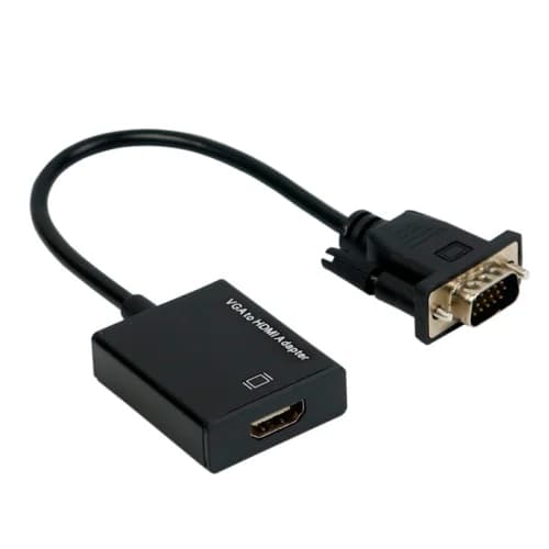 تبدیل VGA به Adapter 5138 HDMI + کابل صدا و کابل Micro USB — تصویر ۳
