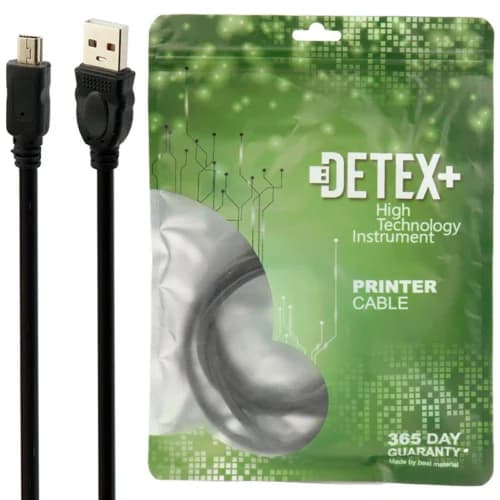 کابل مینی یو اس بی دیتکس پلاس +Detex طول 1.5 متر