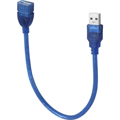 کابل افزایش طول USB دیتکس پلاس +Detex طول 30 سانتی متر — تصویر ۲
