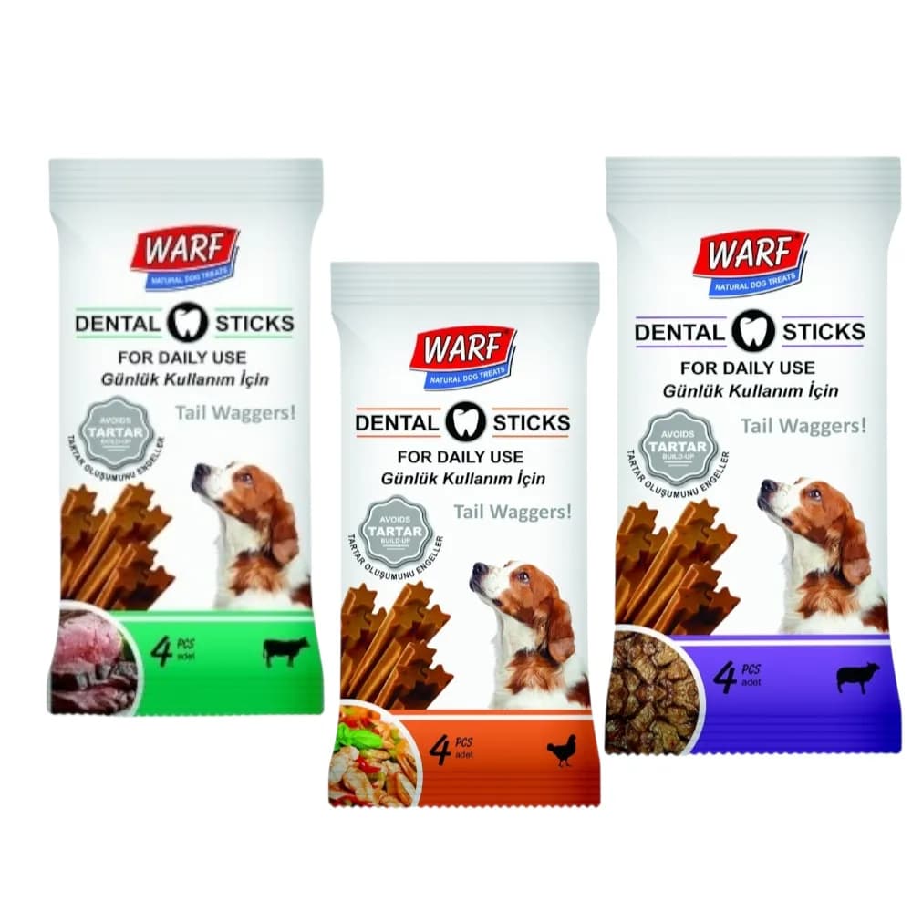 تشویقی سگ برند WARF مدل Dental Sticks