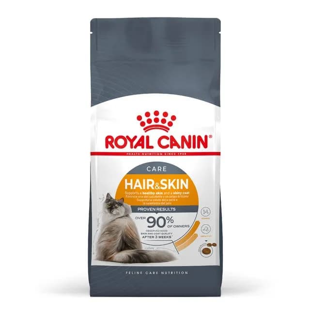 غذای خشک گربه بالغ برند ROYAL CANIN مدل HAIR & SKIN CARE