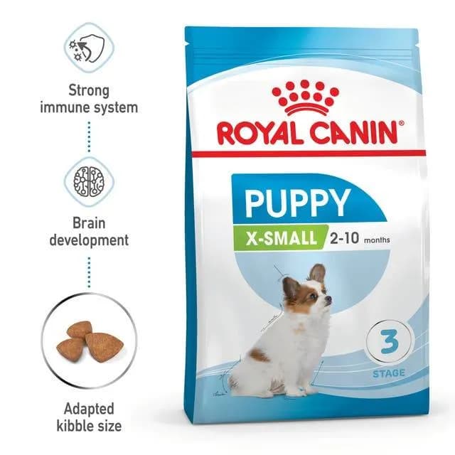 غذای خشک توله سگ برند ROYAL CANIN مدل X-Small Puppy
