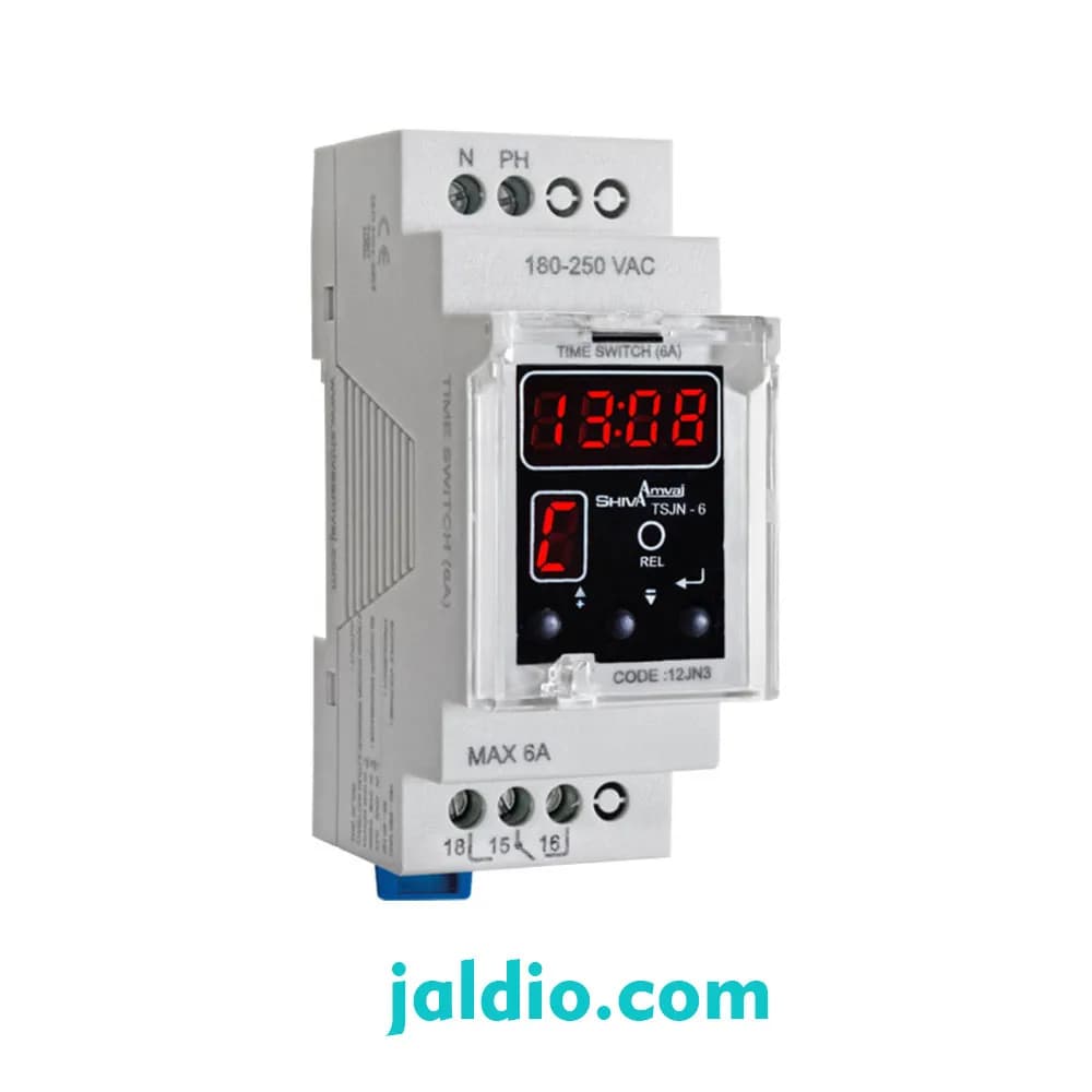 ساعت فرمان ماهانه دیجیتال سری N شیوا امواج TSJN-6