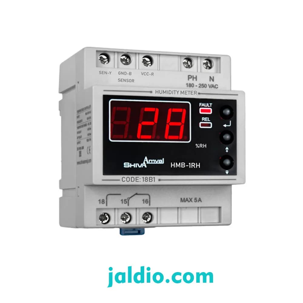 رطوبت سنج با سنسور شیوا امواج کد HMB-1RH
