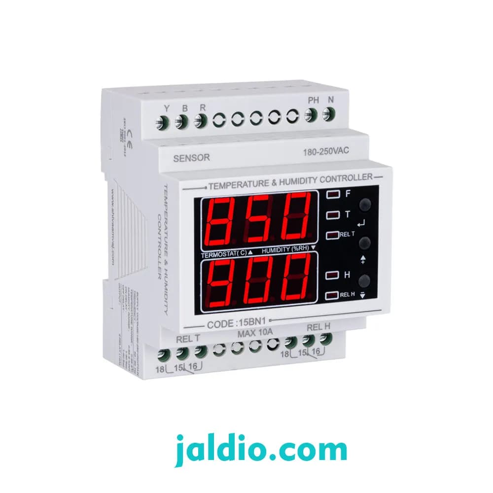 کنترل کننده دما و رطوبت شیوا امواج کد THBN-100
