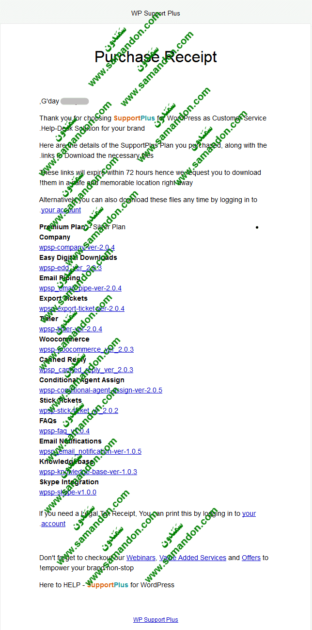 مجموعه افزودنی های 9.1.2 WP Support Plus – افزونه پشتیبانی و ارسال تیکت — تصویر ۳