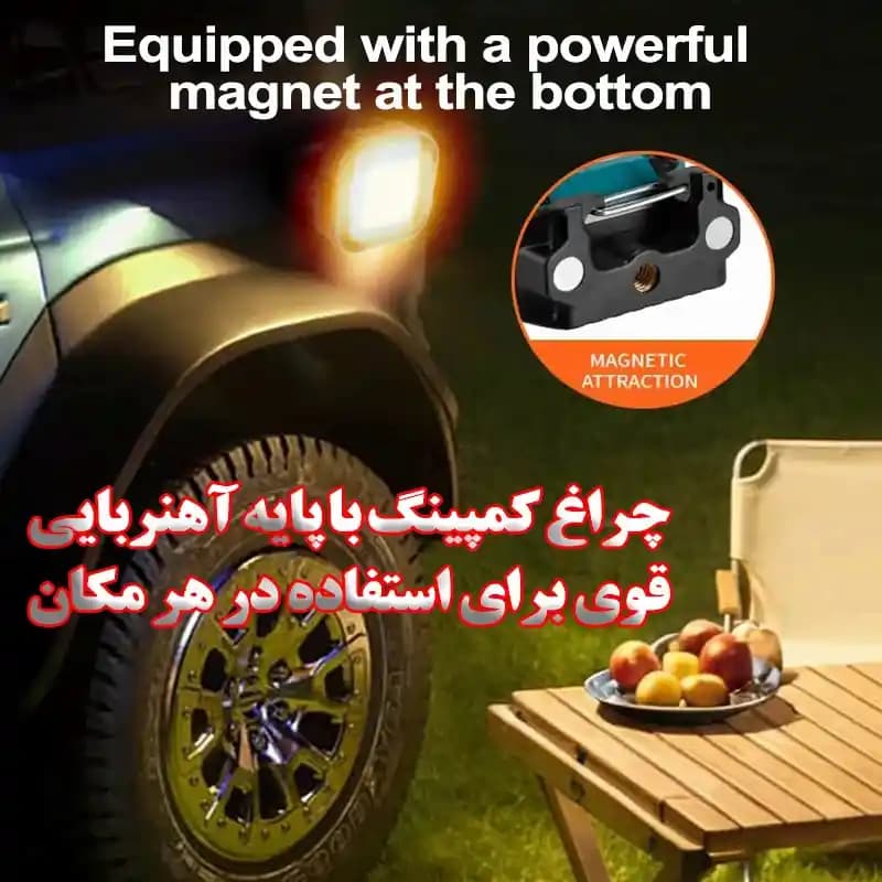 مینی پروژکتور شارژی W8129-1 — تصویر ۷