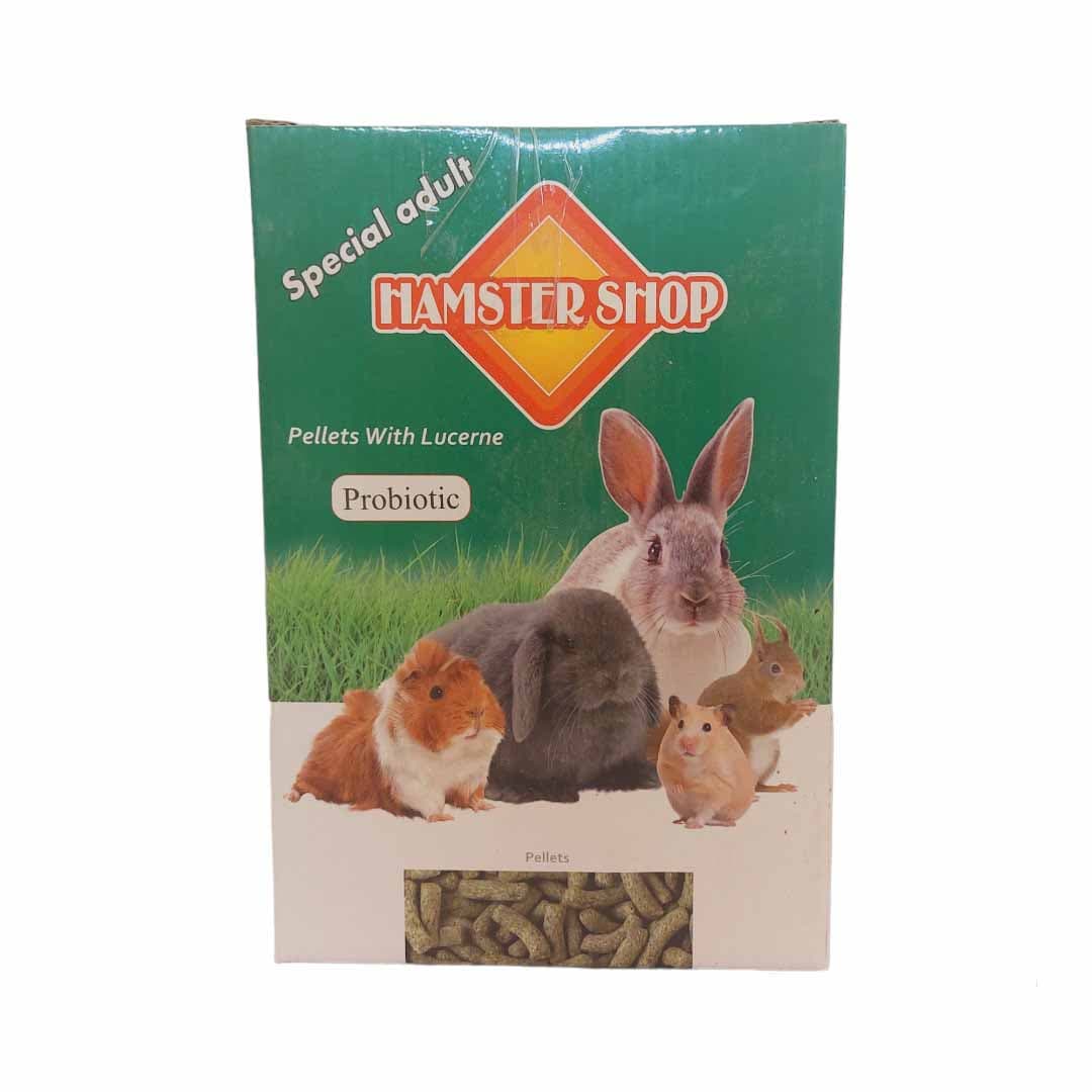 پلت یونجه خرگوش و جوندگان برند HAMSTERSHOP مدل ادالت وزن 1 کیلوگرم