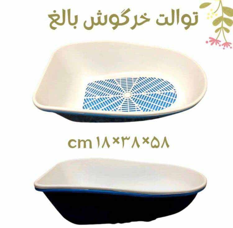 ظرف خاک گربه و دستشویی خرگوش برند ZARIX مدل تک لگن — تصویر ۴