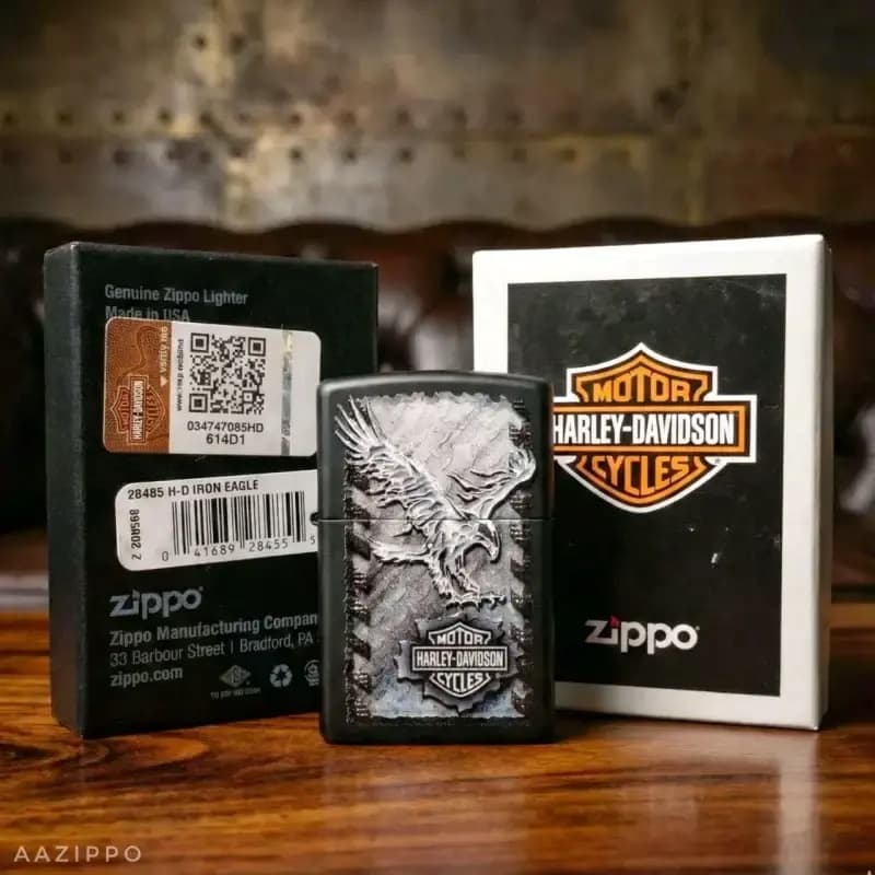 فندک زیپو اصل کد 28485 – Original Zippo H-D Iron Eagle — تصویر ۶