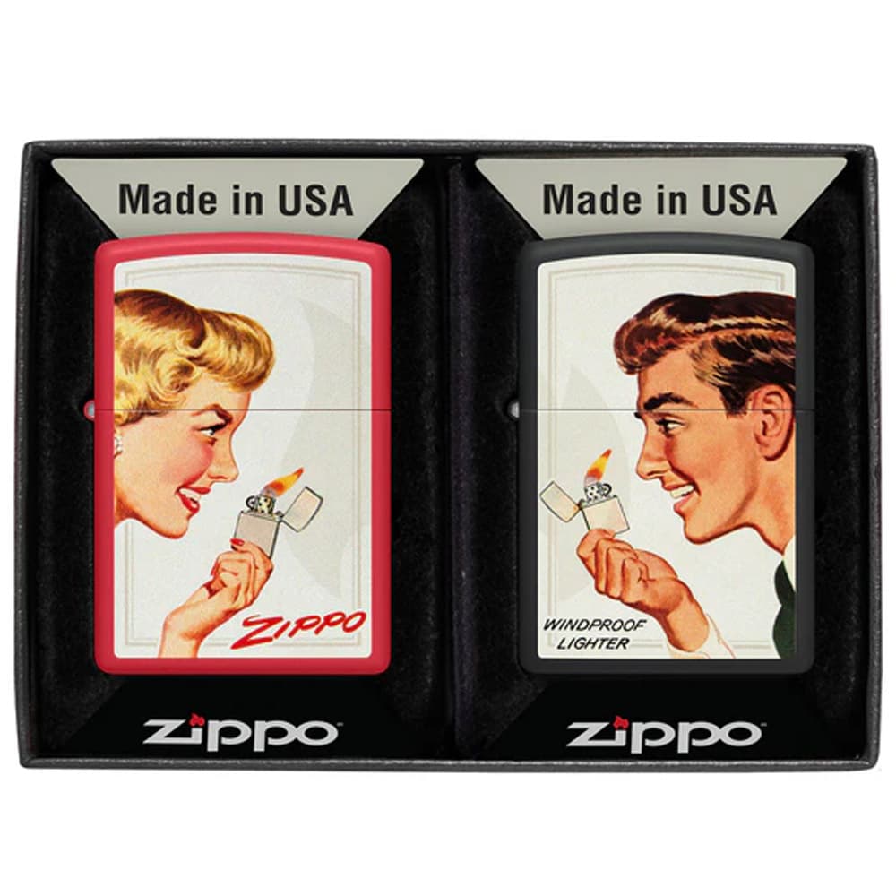فندک زیپو اصل کد 46295 – Original Zippo Couple Set