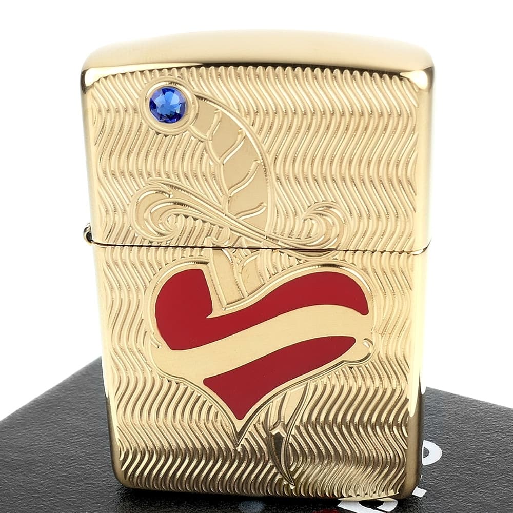 فندک زیپو اصل کد 49303 – Original Zippo Heart And Sword DESIGN — تصویر ۶
