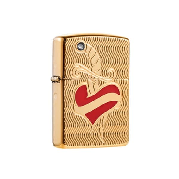 فندک زیپو اصل کد 49303 – Original Zippo Heart And Sword DESIGN