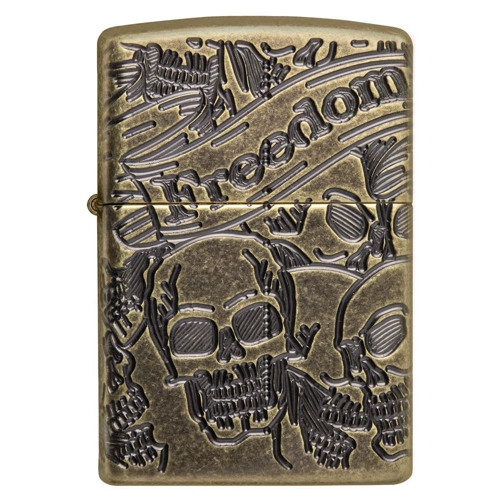 فندک زیپو اصل کد 49035 – Original Zippo Freedom or Death — تصویر ۲