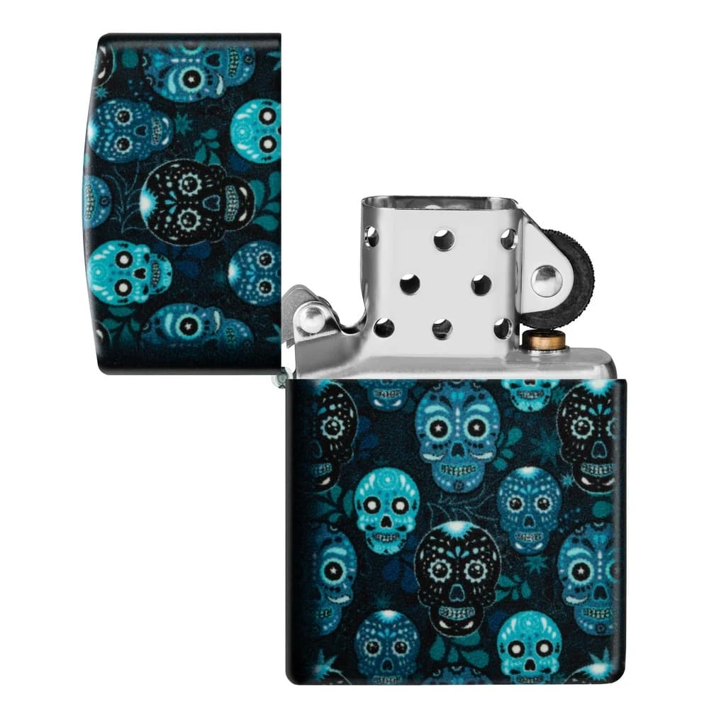 فندک زیپو اصل کد 46017 – Original Zippo Sugar Skulls Design — تصویر ۸