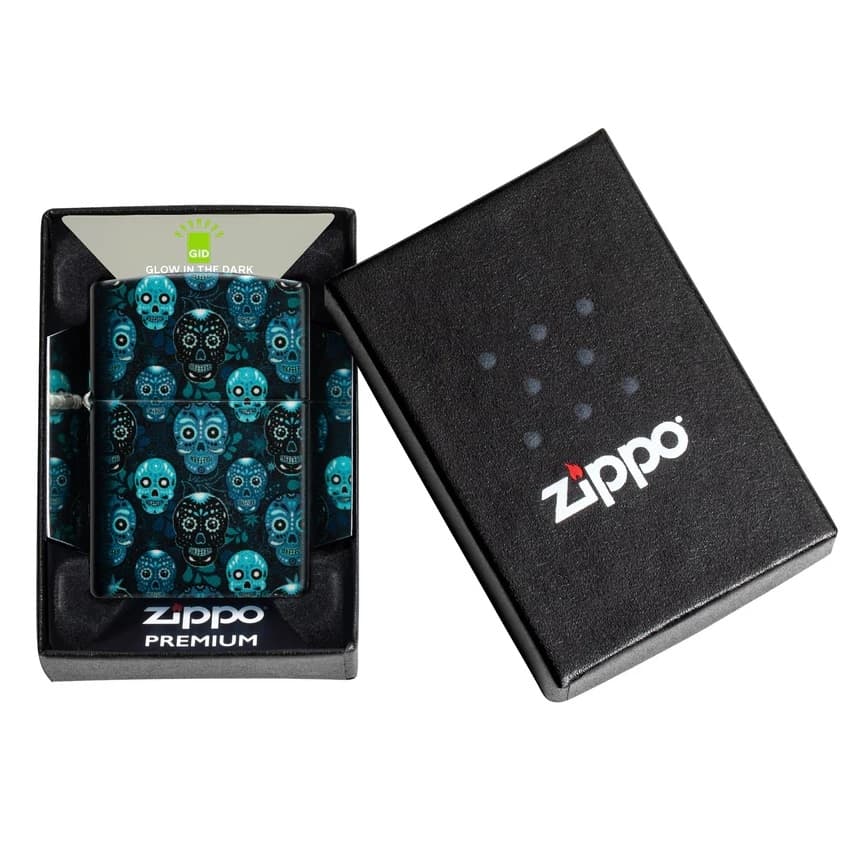 فندک زیپو اصل کد 46017 – Original Zippo Sugar Skulls Design — تصویر ۶