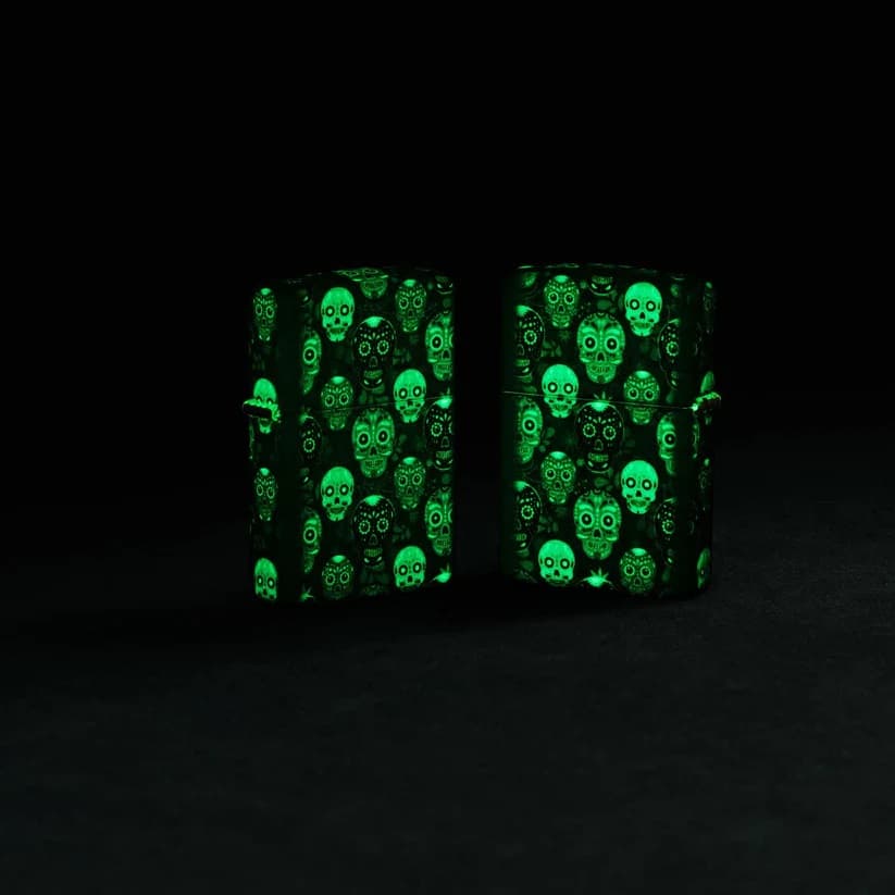 فندک زیپو اصل کد 46017 – Original Zippo Sugar Skulls Design — تصویر ۲