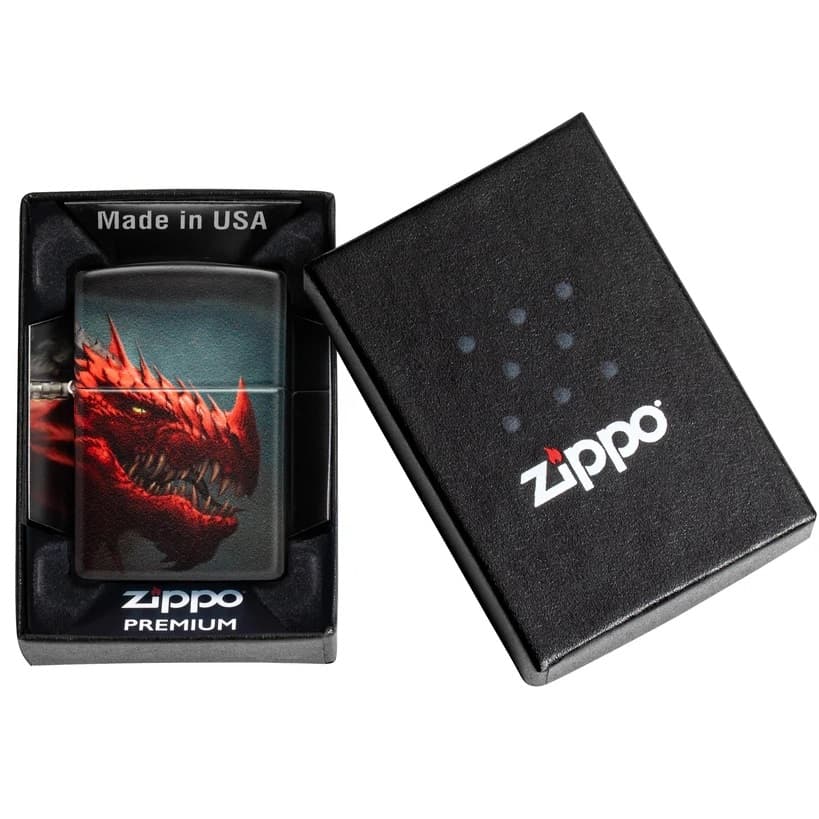 فندک زیپو اصل کد 48777 – Original Zippo Red Dragon Design — تصویر ۸